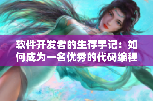 軟件開(kāi)發(fā)者的生存手記：如何成為一名優(yōu)秀的代碼編程大師