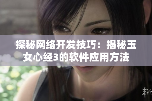 探秘網(wǎng)絡(luò)開發(fā)技巧：揭秘玉女心經(jīng)3的軟件應用方法