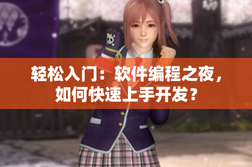 輕松入門：軟件編程之夜，如何快速上手開發(fā)？