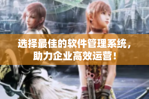 選擇最佳的軟件管理系統(tǒng)，助力企業(yè)高效運(yùn)營！