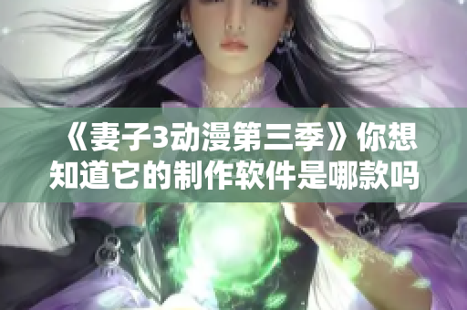 《妻子3動(dòng)漫第三季》你想知道它的制作軟件是哪款嗎？