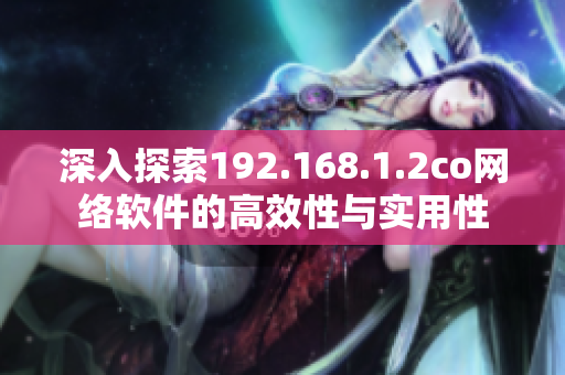 深入探索192.168.1.2co網絡軟件的高效性與實用性