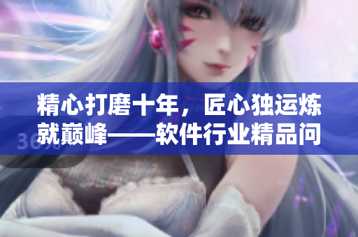 精心打磨十年，匠心獨運煉就巔峰——軟件行業(yè)精品問世