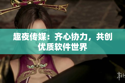 趣夜傳媒：齊心協(xié)力，共創(chuàng)優(yōu)質(zhì)軟件世界