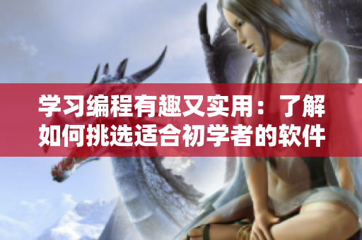 學習編程有趣又實用：了解如何挑選適合初學者的軟件開發(fā)書籍