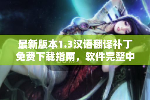 最新版本1.3漢語翻譯補(bǔ)丁免費下載指南，軟件完整中文化服務(wù)詳解