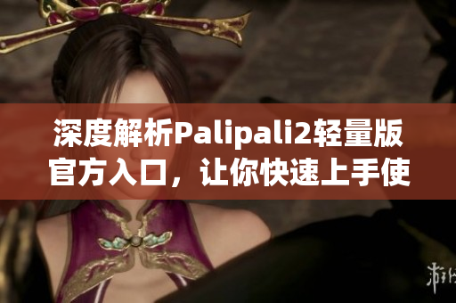 深度解析Palipali2輕量版官方入口，讓你快速上手使用