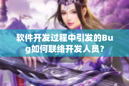 軟件開發(fā)過程中引發(fā)的Bug如何聯(lián)絡開發(fā)人員？