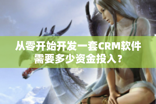 從零開(kāi)始開(kāi)發(fā)一套CRM軟件需要多少資金投入？