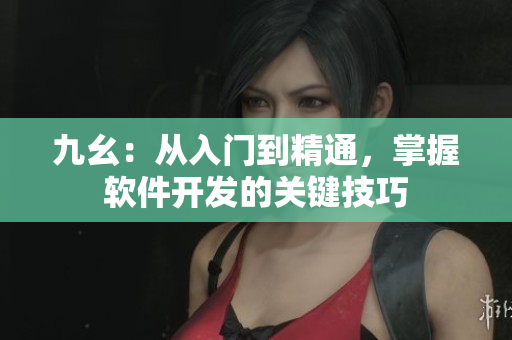 九幺：從入門到精通，掌握軟件開發(fā)的關(guān)鍵技巧