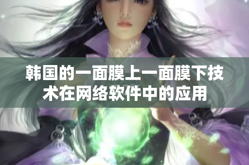 韓國的一面膜上一面膜下技術(shù)在網(wǎng)絡(luò)軟件中的應(yīng)用