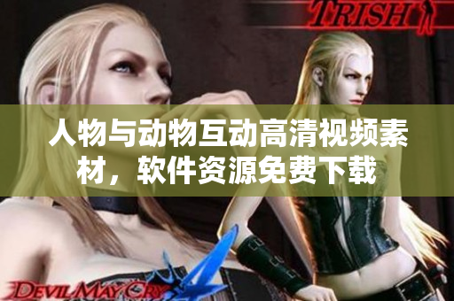 人物與動(dòng)物互動(dòng)高清視頻素材，軟件資源免費(fèi)下載