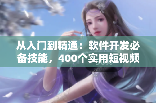 從入門到精通：軟件開發(fā)必備技能，400個(gè)實(shí)用短視頻實(shí)戰(zhàn)教程