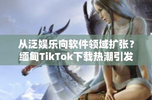 從泛娛樂向軟件領(lǐng)域擴(kuò)張？緬甸TikTok下載熱潮引發(fā)思考！