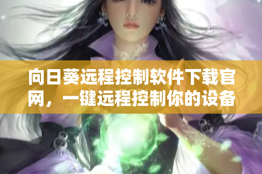 向日葵遠(yuǎn)程控制軟件下載官網(wǎng)，一鍵遠(yuǎn)程控制你的設(shè)備