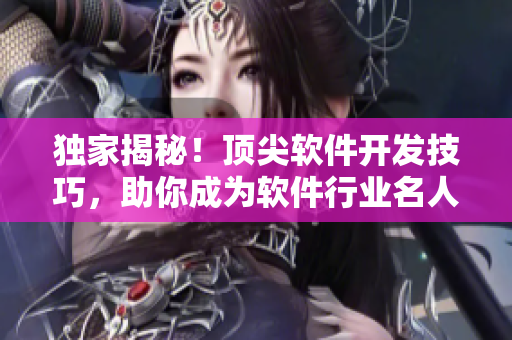 獨(dú)家揭秘！頂尖軟件開發(fā)技巧，助你成為軟件行業(yè)名人