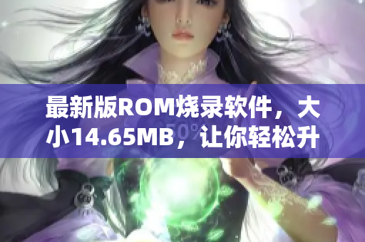 最新版ROM燒錄軟件，大小14.65MB，讓你輕松升級固件