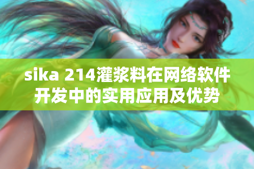 sika 214灌漿料在網(wǎng)絡軟件開發(fā)中的實用應用及優(yōu)勢