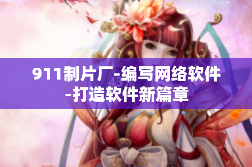 911制片廠-編寫網(wǎng)絡軟件-打造軟件新篇章