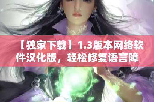 【獨(dú)家下載】1.3版本網(wǎng)絡(luò)軟件漢化版，輕松修復(fù)語言障礙！