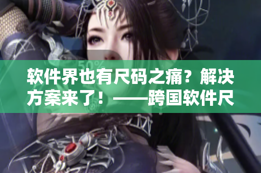 軟件界也有尺碼之痛？解決方案來了！——跨國(guó)軟件尺碼轉(zhuǎn)換專線