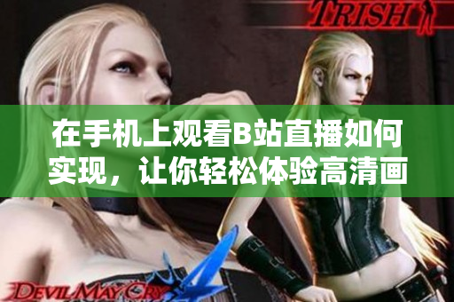 在手機(jī)上觀看B站直播如何實(shí)現(xiàn)，讓你輕松體驗(yàn)高清畫質(zhì)