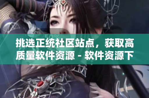 挑選正統(tǒng)社區(qū)站點，獲取高質量軟件資源 - 軟件資源下載的絕佳指南