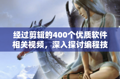 經(jīng)過(guò)剪輯的400個(gè)優(yōu)質(zhì)軟件相關(guān)視頻，深入探討編程技術(shù)與網(wǎng)絡(luò)安全 