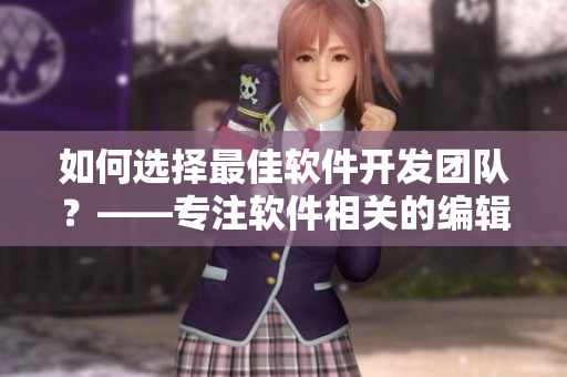 如何選擇最佳軟件開(kāi)發(fā)團(tuán)隊(duì)？——專注軟件相關(guān)的編輯