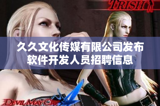 久久文化傳媒有限公司發(fā)布軟件開(kāi)發(fā)人員招聘信息