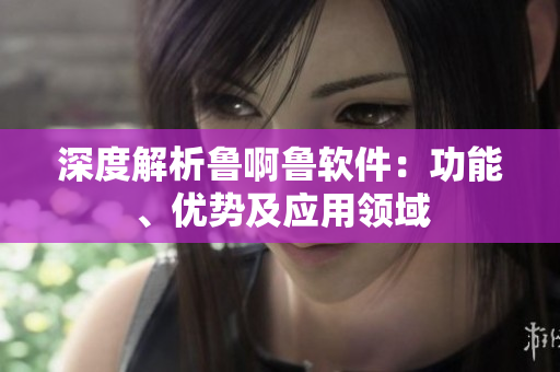 深度解析魯啊魯軟件：功能、優(yōu)勢(shì)及應(yīng)用領(lǐng)域