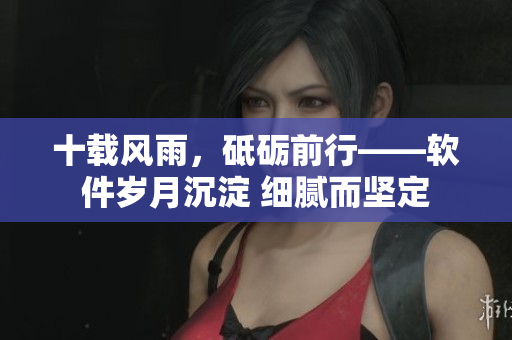 十載風(fēng)雨，砥礪前行——軟件歲月沉淀 細(xì)膩而堅(jiān)定