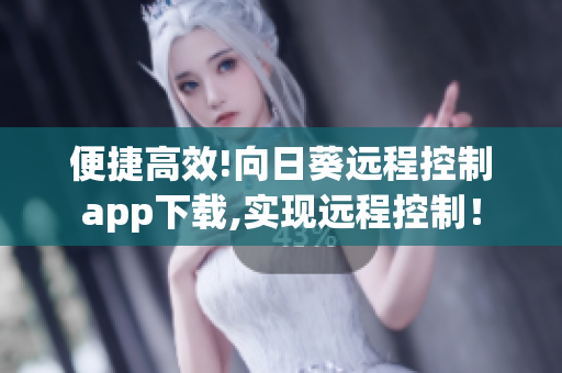 便捷高效!向日葵遠(yuǎn)程控制app下載,實(shí)現(xiàn)遠(yuǎn)程控制！
