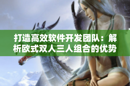 打造高效軟件開(kāi)發(fā)團(tuán)隊(duì)：解析歐式雙人三人組合的優(yōu)勢(shì)