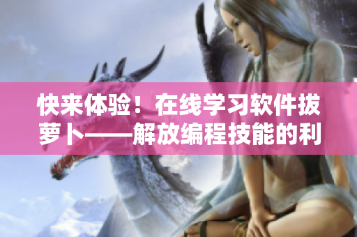 快來體驗！在線學習軟件拔蘿卜——解放編程技能的利器