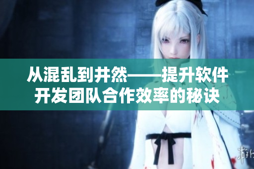 從混亂到井然——提升軟件開發(fā)團隊合作效率的秘訣