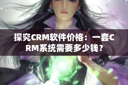探究CRM軟件價(jià)格：一套CRM系統(tǒng)需要多少錢？