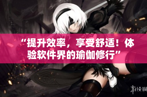 “提升效率，享受舒適！體驗(yàn)軟件界的瑜伽修行”