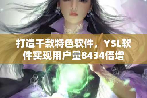 打造千款特色軟件，YSL軟件實(shí)現(xiàn)用戶量8434倍增