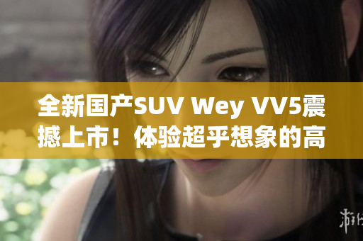 全新國產(chǎn)SUV Wey VV5震撼上市！體驗超乎想象的高性價比