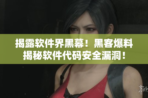 揭露軟件界黑幕！黑客爆料揭秘軟件代碼安全漏洞！