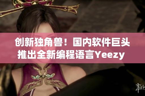 創(chuàng)新獨(dú)角獸！國內(nèi)軟件巨頭推出全新編程語言Yeezy 451
