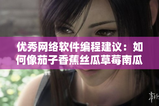 優(yōu)秀網(wǎng)絡(luò)軟件編程建議：如何像茄子香蕉絲瓜草莓南瓜向日葵重視每一個細節(jié)