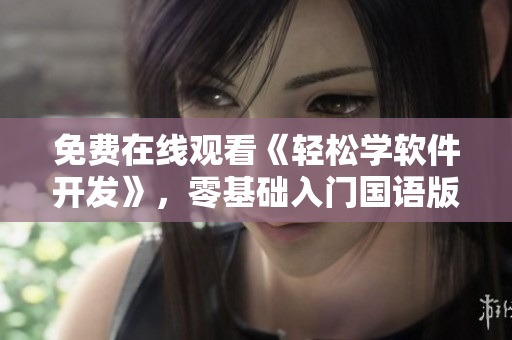 免費(fèi)在線觀看《輕松學(xué)軟件開發(fā)》，零基礎(chǔ)入門國語版教程