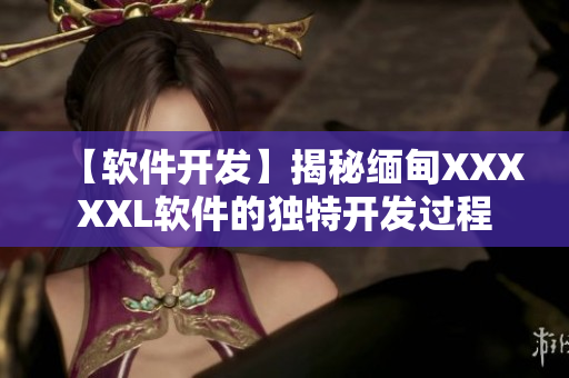 【軟件開發(fā)】揭秘緬甸XXXXXL軟件的獨(dú)特開發(fā)過程