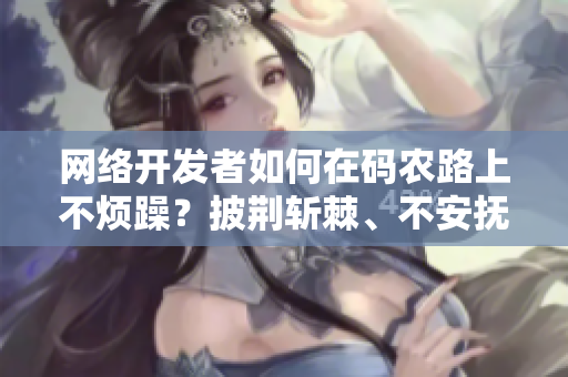網(wǎng)絡開發(fā)者如何在碼農路上不煩躁？披荊斬棘、不安撫世界而安撫內心的五個方法！