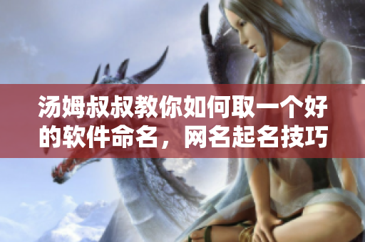 湯姆叔叔教你如何取一個(gè)好的軟件命名，網(wǎng)名起名技巧分享