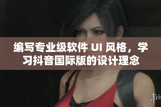 編寫專業(yè)級(jí)軟件 UI 風(fēng)格，學(xué)習(xí)抖音國(guó)際版的設(shè)計(jì)理念