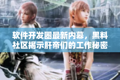 軟件開(kāi)發(fā)圈最新內(nèi)幕，黑料社區(qū)揭示肝帝們的工作秘密