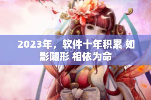 2023年，軟件十年積累 如影隨形 相依為命
